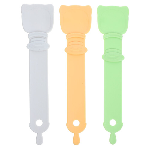 3Pcs Cat Strip Squeeze Spoon For Liquid Treats Feeding Tool 1