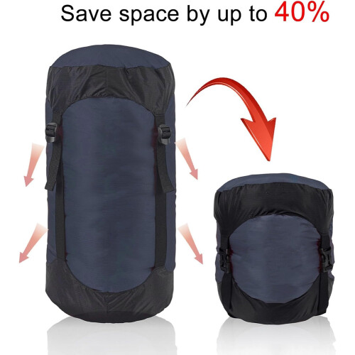 40D Silnylon Compression Stuff Sack Size S For Camping, Sleeping Bag Storage, Outdoor Gear 1