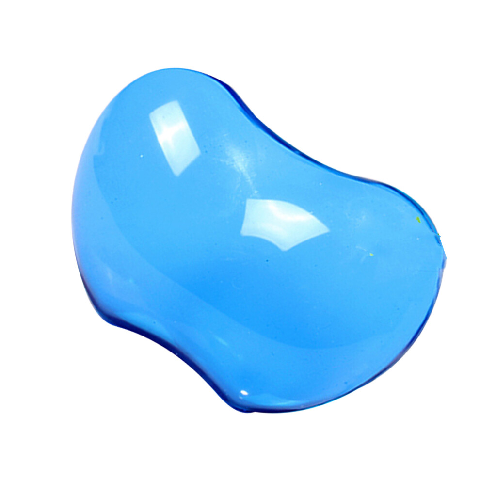 Large Transparent Silicone Mouse Pad With Wrist Rest Sky Blue 3344149079488