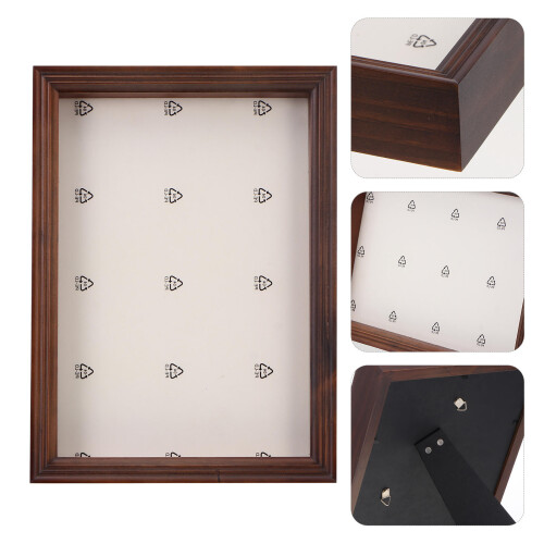A4 Size Shadow Box Frame Display Case For Keepsakes And Dried Flowers 2