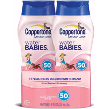 Coppertone Water Babies Solskydd Lotion, SPF 50, 8 oz. (2-pack)
