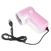 Household Hair Ball Trimmer Fabric Sweater Remover Usb Pink
