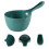 3Pcs Ergonomic Plastic Water Scoop Compact Kitchen Utensil Assorted 4