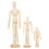 3Pcs Solid Wood Jointed Puppet Ornaments Blank For Diy Sketching 4
