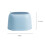 1Pc Small Bathroom Bench Anti Slip Portable Light Blue 2