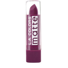 L.A. COLORS Matte Lip Color Stay Put Plum CML513
