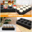 5Pcs Drinks Carrier 8 Holes Portable Tray For Coffee Tea Soda 7