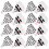 50Pcs Triangle Onigiri Wrappers Plastic Rice Balls Bags 9