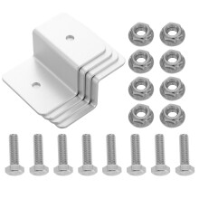 4Pcs Solar Panel Mounting Z Bracket Aluminum Alloy For Rv