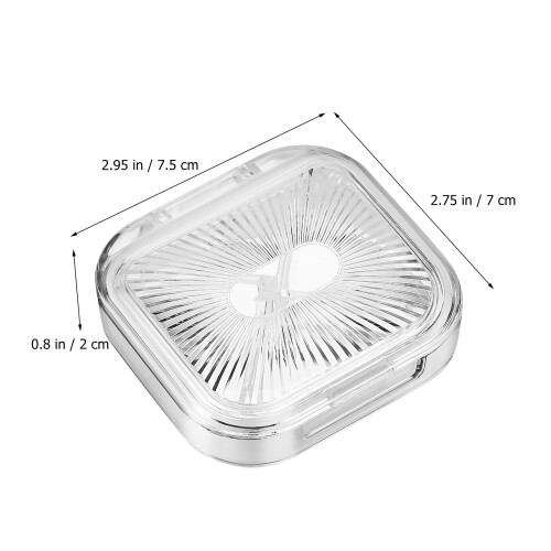 3 Pcs Portable Retainer Case Holder For Dentures And Retainers 1