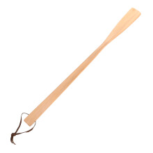 1Pc Practical Long Handle Shoehorn With Tie Rope