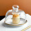 Set Cake Protective Cover With Glass Dome And Ceramic Tray 7