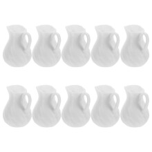 10Pcs Mini Vases With Handle For Dollhouse Micro Landscape Decoration