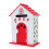 Wall Mounted Wood Mailbox Letter Post Box Decorative Suggestion Box 4