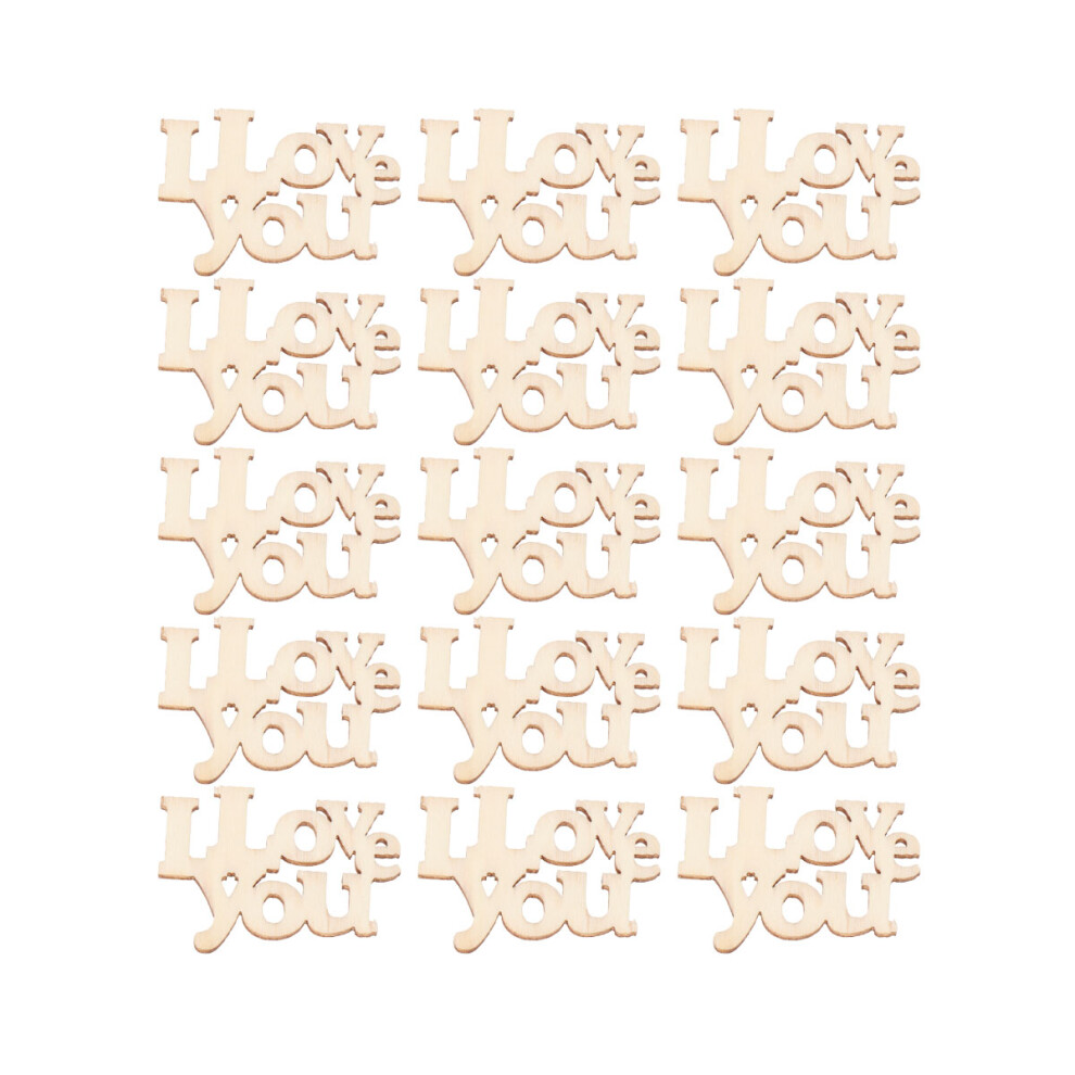 15Pcs I Love You Wood Piece Decor For Wedding Party Home Gathering-image-OPC-PKW6C8D-NEW