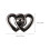 4Pcs Luggage Locks Double Heart Lock Buckles Bag Hardware Accessory 2