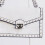 4Pcs Luggage Locks Double Heart Lock Buckles Bag Hardware Accessory 4