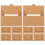 10Pcs Kraft Paper Envelop Storage Boxes With Open Window 9