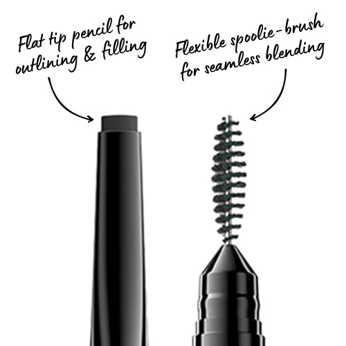 NYX Professional Makeup NYX PROFESSIONAL MAKEUP Precision Eyebrow Pencil  Black 1