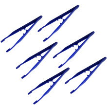 20Pcs Disposable Plastic Tweezers For And Craft Use