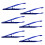 20Pcs Disposable Plastic Tweezers For And Craft Use 4