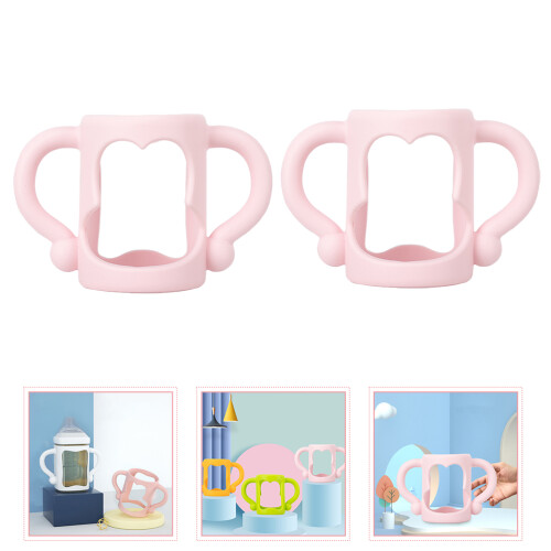 2Pcs Lightweight Infant Milk Bottle Handles 2