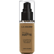 L.A. COLORS Truly Matte Foundation Warm Caramel CLM362