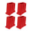 4Pcs Rubber Ladder Feet Cover Replacement Pad Bumper Accessory 9