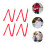 4Pcs Walking Safety Ropes For Kids With Hooks 7