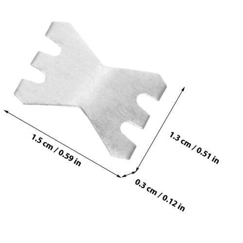 100Pcs Reusable Bandage Clips Compact Fasteners For Secure Hold 1