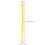 Solid Color Yellow Silicone Wristband For Kids 1
