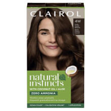Clairol Natural Instincts Demi-Permanent Hårfärg, 4W Mörk Varm Brun, 1-pack