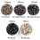 GOTDYA 2500pcs 5mm Miçangas de Extensões de Cabelo, Anéis de Micro Silício, I Tip, Weft e Miçangas de Tinsel 2