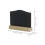 Raindrops Double-Sided Mini Chalkboard Signs Black 6pcs 3.9x2.9x0.9in 3