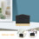 Raindrops Double-Sided Mini Chalkboard Signs Black 6pcs 3.9x2.9x0.9in 9