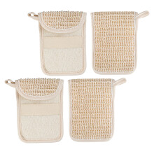 2Pcs Exfoliating Soap Bags For Bar Soap Mesh Pouch Body Scrubber