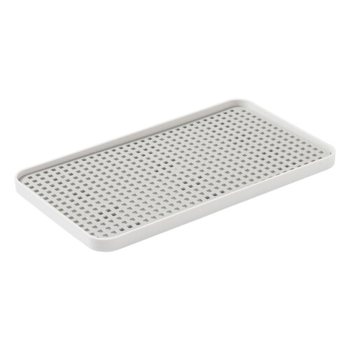Cutlery Organiser Rectangular Tableware Tray Hollowed-Out Draining