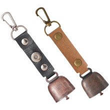 2 Pcs Camping Caramel Colour Alert Hanging Bell Hiking Travel