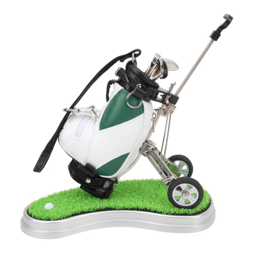 Desktop-Golfstift-Set, 3 Kugelschreiber und 1