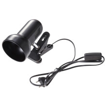 Metal Heat UVB Lamp Holder For Tortoise Reptile Basking With