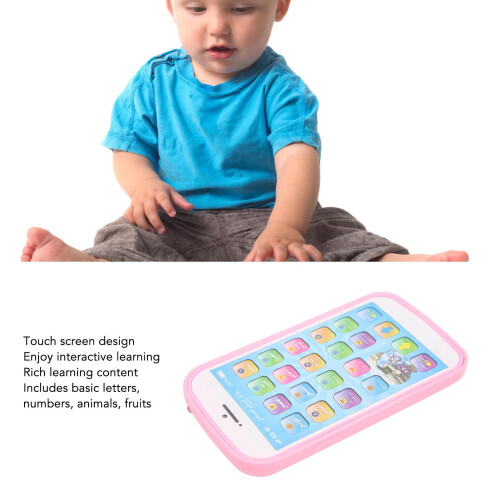 Pink Arabic Learning Machine w/ Interactive Touchscreen & Sound Function 2