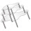 3Pcs Acrylic Display Riser Transparent Cake Holder for Wedding & Home 6