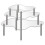 3Pcs Acrylic Display Riser Transparent Cake Holder for Wedding & Home 2