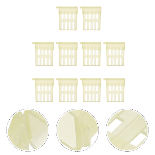 10 Pièces Cage En Plastique Pour Outil Apiculture 1