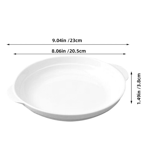 Panela De Cerâmica Para Torta, Forma Redonda Com 1