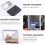 2Stk Handlupe Mit LED-Licht Zum 9