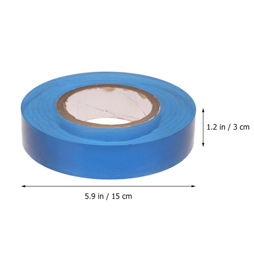 1Roll 200M Self-Adhesive Stretch Wrap Film Clear Blue 1