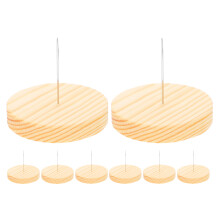 8Pcs Crochet Dolls Display Stand Single Metal Needle Holder Support