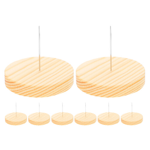 8Pcs Crochet Dolls Display Stand Single Metal Needle Holder Support