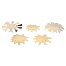 5Pcs French Nail Templates Diy Crystal Molds Stainless Manicure